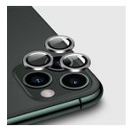Apple iPhone 12 Pro Max 6.7'' Metal Çerçeveli Kamera Koruma Lensi Gümüş