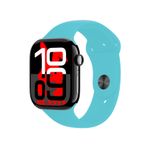 Apple iPhone 12 Pro Uyumlu Turkuaz Akıllı Saat Watch10 2025 Hediyeli AMOLED EKRAN