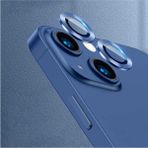 Apple iPhone 13 Kamera Lens Koruyucu Kırılmaz Cam Kaliteyi Bozmaz Temperli Berrak Koruma Cl-07 - Açık Mavi