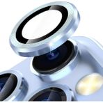 Apple iPhone 13 Pro Kamera Lens Koruyucu Kırılmaz Cam Kaliteyi Bozmaz Temperli Berrak Koruma Cl-07 - Mavi