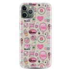 Apple Iphone 13 Pro Max ile Uyumlu Kılıf Desenli Silikon Güzel ile Uyumlu Kılıf Donut Flamingo 1415