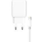 Apple İphone 13 Pro Max İle Uyumlu Q.c 3.0 18W Şarj Adaptörü Ve Lightning Kablo Mch15