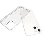 Apple Iphone 13 Uyumlu Yumuşak Esnek 3D Süper Şeffaf Silikon Kılıf - --