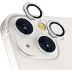 Apple iPhone 14 Plus Kamera Lens Koruyucu Kırılmaz Cam Kaliteyi Bozmaz Temperli Berrak Koruma Cl-07 - Gümüş