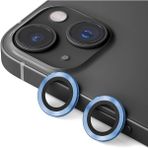 Apple iPhone 14 Plus Kolay Takılabilen Premium Safir Kamera Lens Koruyucu Cl-12 - Mavi - iP 14 Plus