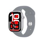 Apple iPhone 14 Plus Uyumlu Gri Akıllı Saat Watch10 2025 Hediyeli AMOLED EKRAN