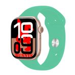 Apple iPhone 14 Plus Uyumlu Su Yeşili Akıllı Saat Watch10 2025 Hediyeli AMOLED EKRAN