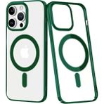Apple iPhone 14 Pro Kılıf Element Magneticsafe Sert Kapak - Köknar Yeşili - Renkli