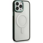 Apple iPhone 14 Pro Kılıf Room Magneticsafe Silikon - Köknar Yeşili - Renkli