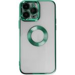 Apple iPhone 14 Pro Kılıf Slot Silikon - Köknar Yeşili - Renkli