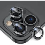 Apple iPhone 14 Pro Max Kamera Lens Koruyucu Kırılmaz Cam Kaliteyi Bozmaz Temperli Berrak Koruma Cl-07 - Siyah