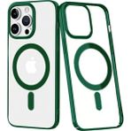 Apple iPhone 14 Pro Max Kılıf Element Magneticsafe Sert Kapak - Köknar Yeşili - Renkli
