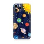 Apple İphone 14 Pro Uyumlu Silikon Kılıf Gezegenler Ve Yıldız Haritası