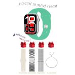 Apple İphone 14 Pro Uyumlu Su Yeşili Akıllı Saat Watch 10 Mini Kordon Hediyeli Amoled Ekran 41Mm