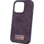 Apple Iphone 14 Pro Uyumlu Taşlı Kılıf Mor