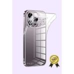 Apple ( Iphone 14 Promax ) Uyumlu Kılıf Transparent Soft Şeffaf Lenz Korumali - 14Promax