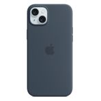 Apple iPhone 15 Plus Silikon Magsafe Kılıf Fırtına Mavisi