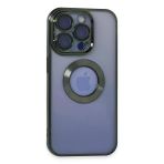 Apple İphone 15 Pro Kılıf Slot Silikon - Köknar Yeşili