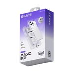 Apple İphone 15 Pro Max Bilvis 5in1 3d Magic Cam Ekran Koruyucu - Siyah
