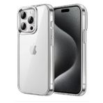 Apple İphone 15 Pro Max Şeffaf Kılıf Kamera Ve Ekran Çıkıntılı