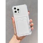 Apple iPhone 15 Pro Max Transparent Kartlıklı Antişok Kılıf Şeffaf