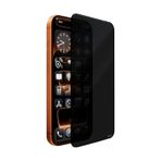 Apple iPhone 15 Pro Max Uyumlu Mohseven Safir Coating 3d Glue Privacy Hayalet Temperli Cam Ekran Koruyucu Siyah