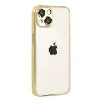 Apple İphone 15 Razer Lensli Silikon - Gold