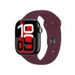 Apple iPhone 15 Uyumlu Bordo Akıllı Saat Watch10 2025 Hediyeli AMOLED EKRAN