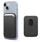 Apple İphone 16 Pro Deri Cüzdan Magsafe Siyah