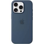 Apple İphone 16 Pro İçin Magsafe Özellikli Silikon Kılıf - Kot Rengi Outlet Vitrin