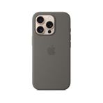 Apple Iphone 16 Pro Magsafe Silikon Kılıf Taş Rengi