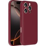 Apple iPhone 16 Pro Max Kılıf Kamera Korumalı Gizli Kartlık Hazneli Zr-Vitra - Mürdüm