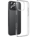 Apple iPhone 16 Pro Uyumlu Yumuşak Esnek 3D Süper Şeffaf Silikon Kılıf - --