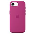 Apple iPhone 16e için Silikon Kılıf – Fuşya