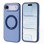 Apple İphone 17 Air Kılıf M-Safe Şarj Özellikli Standlı Silikon Kapak (Proton)