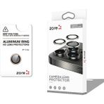 Apple iPhone 17 Air Premium Safir Parmak Izi Bırakmayan Anti-Reflective Kamera Lens Koruyucu Cl-12 - Gold - iP 17 Air
