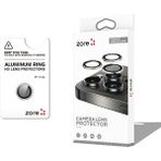 Apple iPhone 17 Air Premium Safir Parmak Izi Bırakmayan Anti-Reflective Kamera Lens Koruyucu Cl-12 - Gümüş - iP 17 Air
