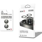 Apple iPhone 17 Premium Safir Parmak Izi Bırakmayan Anti-Reflective Kamera Lens Koruyucu Cl-12 - Açık Yeşil - iP 17