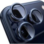 Apple iPhone 17 Pro / 17 Pro Max Uyumlu Premium Darbelere Dayanıklı Kamera Lens Koruyucu - Lacivert