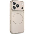 Apple iPhone 17 Pro Max için Kamera Korumalı Silikon Kılıf - Kahverengi