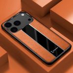 Apple iPhone 17 Pro Uyumlu Kılıf Zebana Premium Deri Kılıf Kahverengi