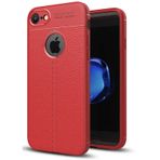 Apple iPhone 6 Plus Kılıf Focus Derili Kamera Korumalı Silikon Kılıf
