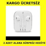 Apple iPhone 6/6S/6 Plus-5/5S/5C/5SE-4/4S/-3/3GS/3G Uyumlu Kulaklık - Beyaz