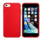Apple iPhone 6S Plus İçi Kadife Silikon Kılıf Kırmızı