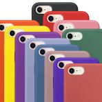 Apple İphone 7-8 Kilif Ici Kadife Silikon Lansman Tam Koruma
