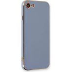 Apple iPhone 7 Kılıf Volet Silikon - Mavi - 1 - Renkli