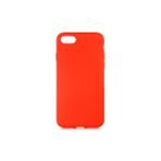 Apple İphone 7 Kılıf Yumuşak Doku ve Kadife Dolgulu Clay Premium Silikon Kapak - iPhone 7 - Kırmızı