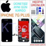 Apple iPhone 7 Plus Dokunmatik Siyah Servis Revize Lcd Ekran