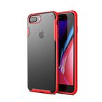 Apple iPhone 7 Plus ile uyumlu Kılıf Mat Volks Case Kırmızı