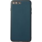 Apple iPhone 7 Plus Kılıf Coco Deri Silikon Kapak - Mavi - 1 - Renkli